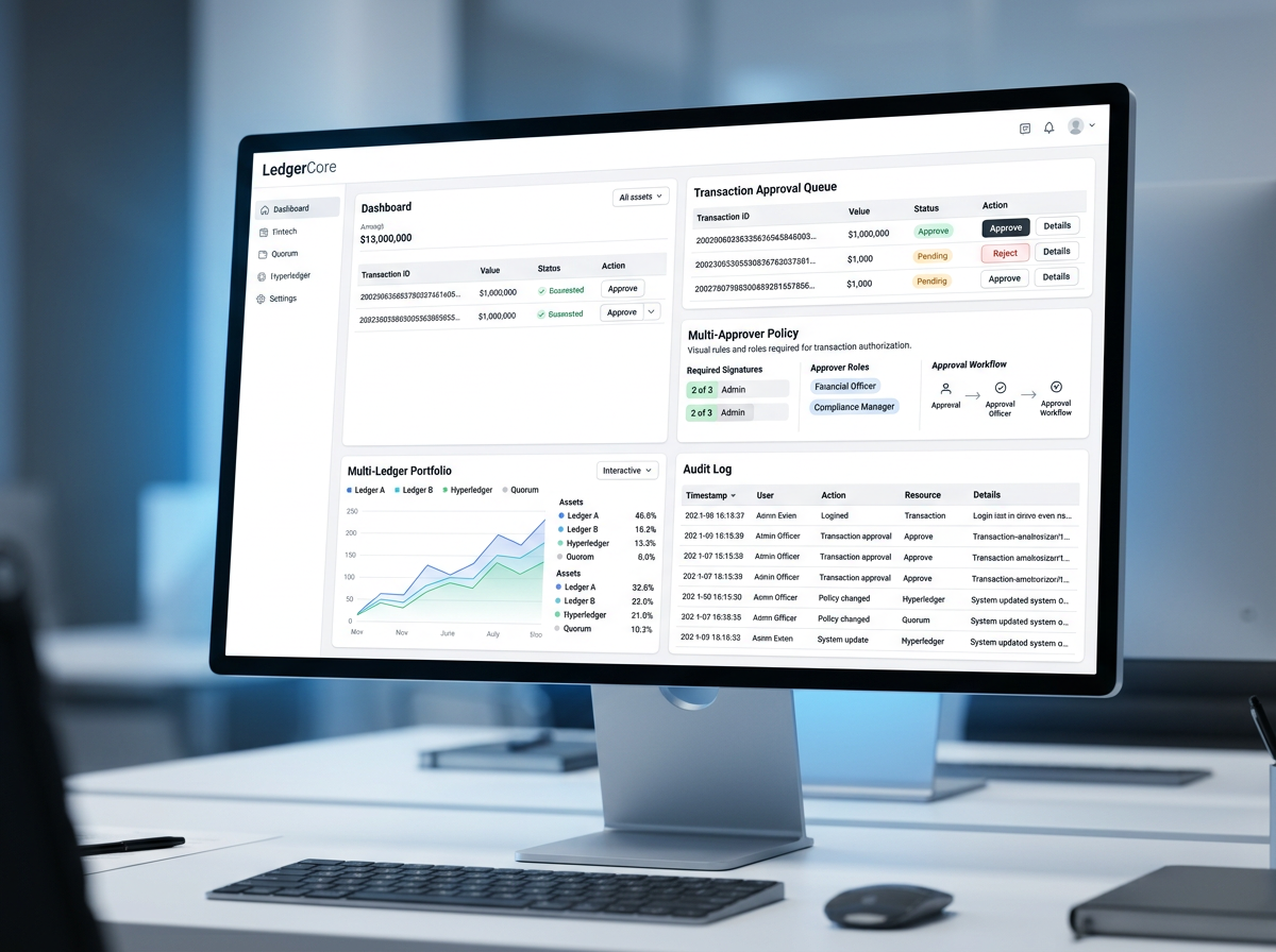 Enterprise custody view concept